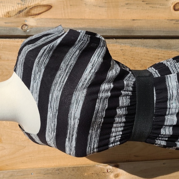 SOLD * Vintage Striped Mini Dress - Picture 10 of 10